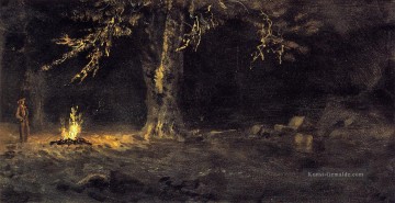 Albert Bierstadt Werke - Lagerfeuer Yosemite Valley Albert Bierstadt